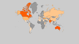 Mapa de países por producción de lentejas Thumbnail