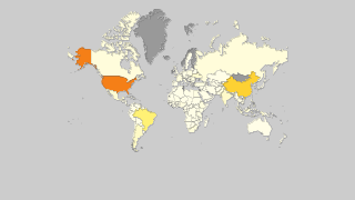 Mapa de países por producción de maíz Thumbnail