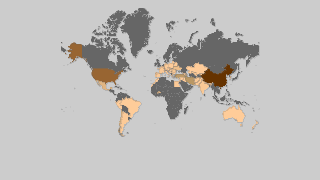 Países por producción de nueces Thumbnail