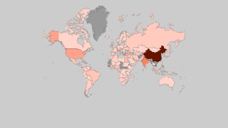 Mapa de países por producción de tomate Thumbnail