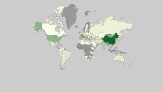 Mapa de países por producción de uva Thumbnail